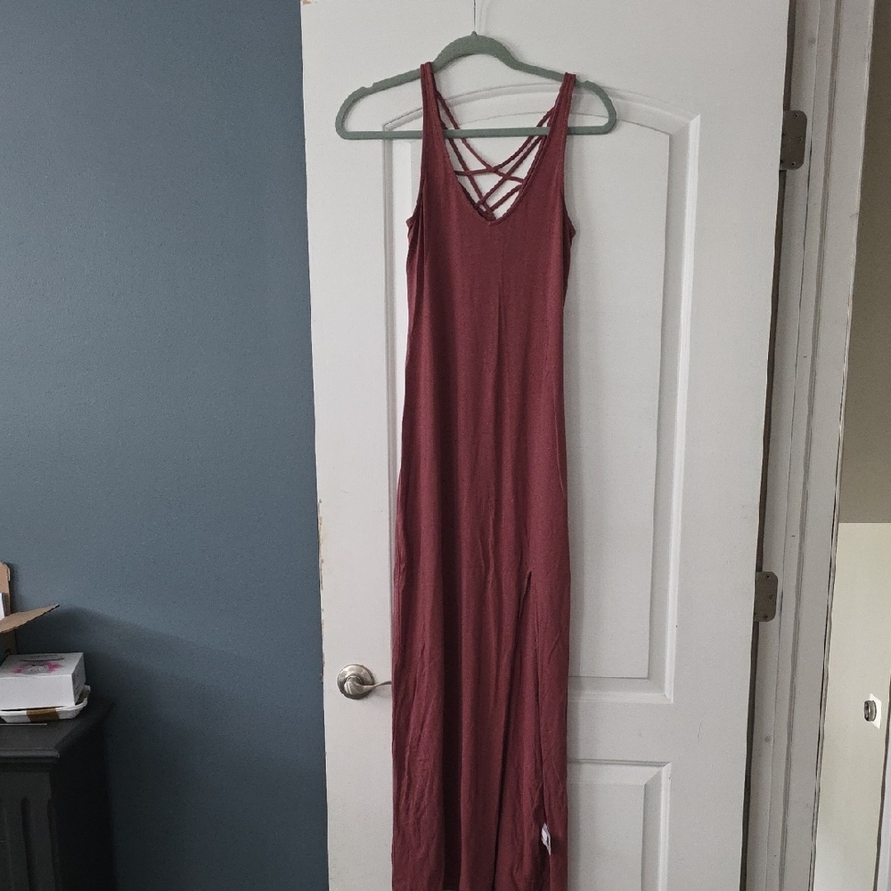 Burgundy Maxi Dress